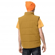 Jack Wolfskin Puffer Vest White Frost (windproof, water-repellent, PFC-free) amber yellow Men